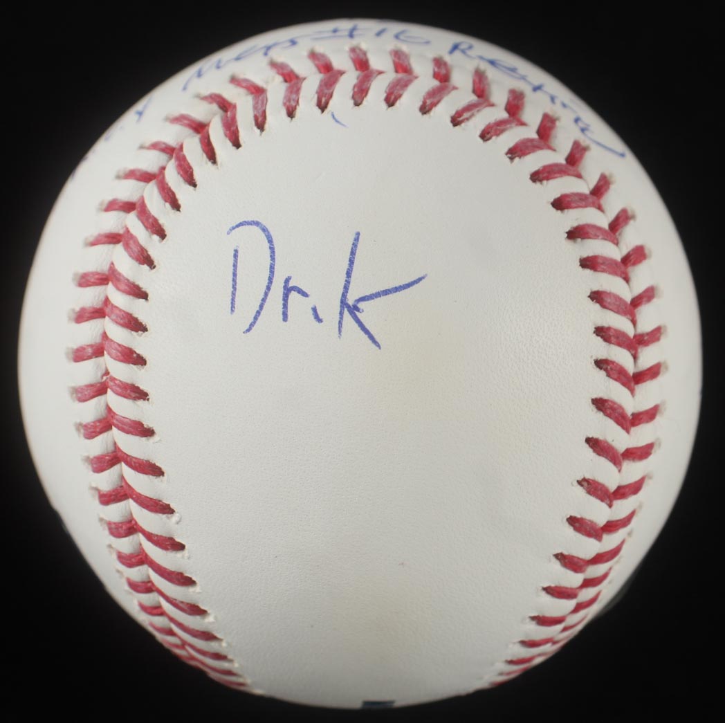 Dwight "Doc" Gooden Signed OML Baseball With Multiple Inscriptions (Beckett) at PristineAuction.com Dwight "Doc" Gooden Signed OML Baseball With Multiple Inscriptions (Beckett) at PristineAuction.com