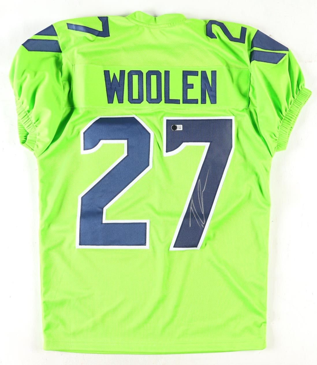 Tariq Woolen Signed Jersey (Beckett) at PristineAuction.com Tariq Woolen Signed Jersey (Beckett) at PristineAuction.com