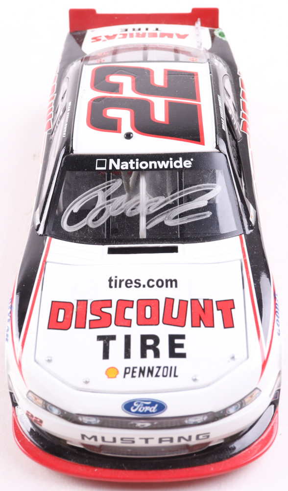 Brad Keselowski Signed LE NASCAR #22 Discount Tire 2014 Mustang 1:24 Scale Diecast Car (Beckett) at PristineAuction.com Brad Keselowski Signed LE NASCAR #22 Discount Tire 2014 Mustang 1:24 Scale Diecast Car (Beckett) at PristineAuction.com