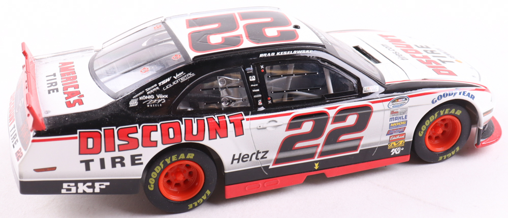 Brad Keselowski Signed LE NASCAR #22 Discount Tire 2014 Mustang 1:24 Scale Diecast Car (Beckett) at PristineAuction.com Brad Keselowski Signed LE NASCAR #22 Discount Tire 2014 Mustang 1:24 Scale Diecast Car (Beckett) at PristineAuction.com