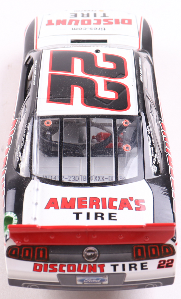 Brad Keselowski Signed LE NASCAR #22 Discount Tire 2014 Mustang 1:24 Scale Diecast Car (Beckett) at PristineAuction.com Brad Keselowski Signed LE NASCAR #22 Discount Tire 2014 Mustang 1:24 Scale Diecast Car (Beckett) at PristineAuction.com