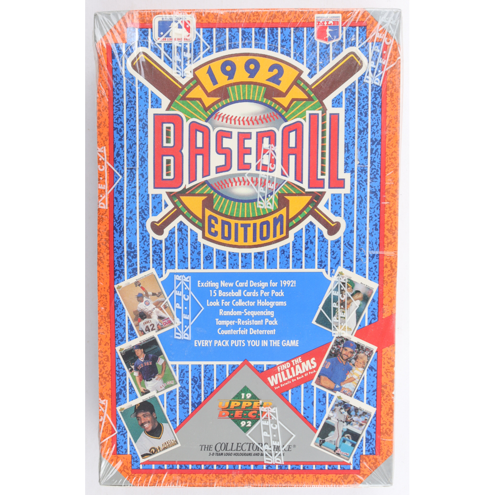 1992 Upper Deck Low Series 1 Baseball Card Hobby Box – Factory Sealed (Chance To Find Ted Williams) 10 thumbnail image