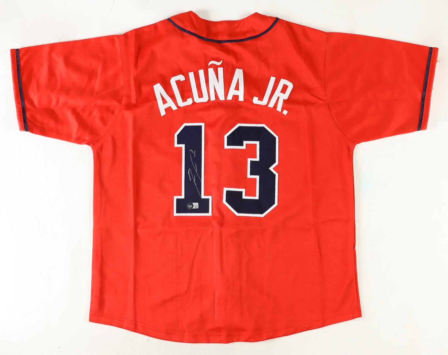 Ronald Acuna Jr. Signed Jersey (Beckett) at PristineAuction.com Ronald Acuna Jr. Signed Jersey (Beckett) at PristineAuction.com