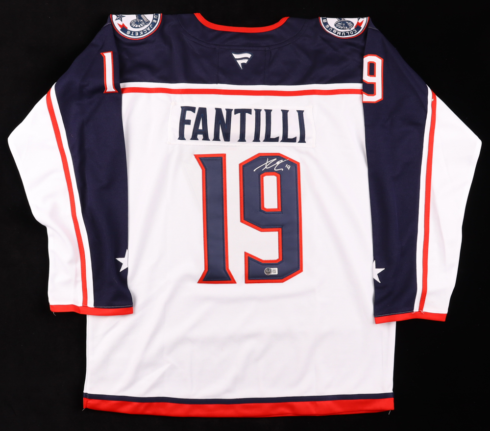 Adam Fantilli Signed Jersey (Beckett) at PristineAuction.com Adam Fantilli Signed Jersey (Beckett) at PristineAuction.com