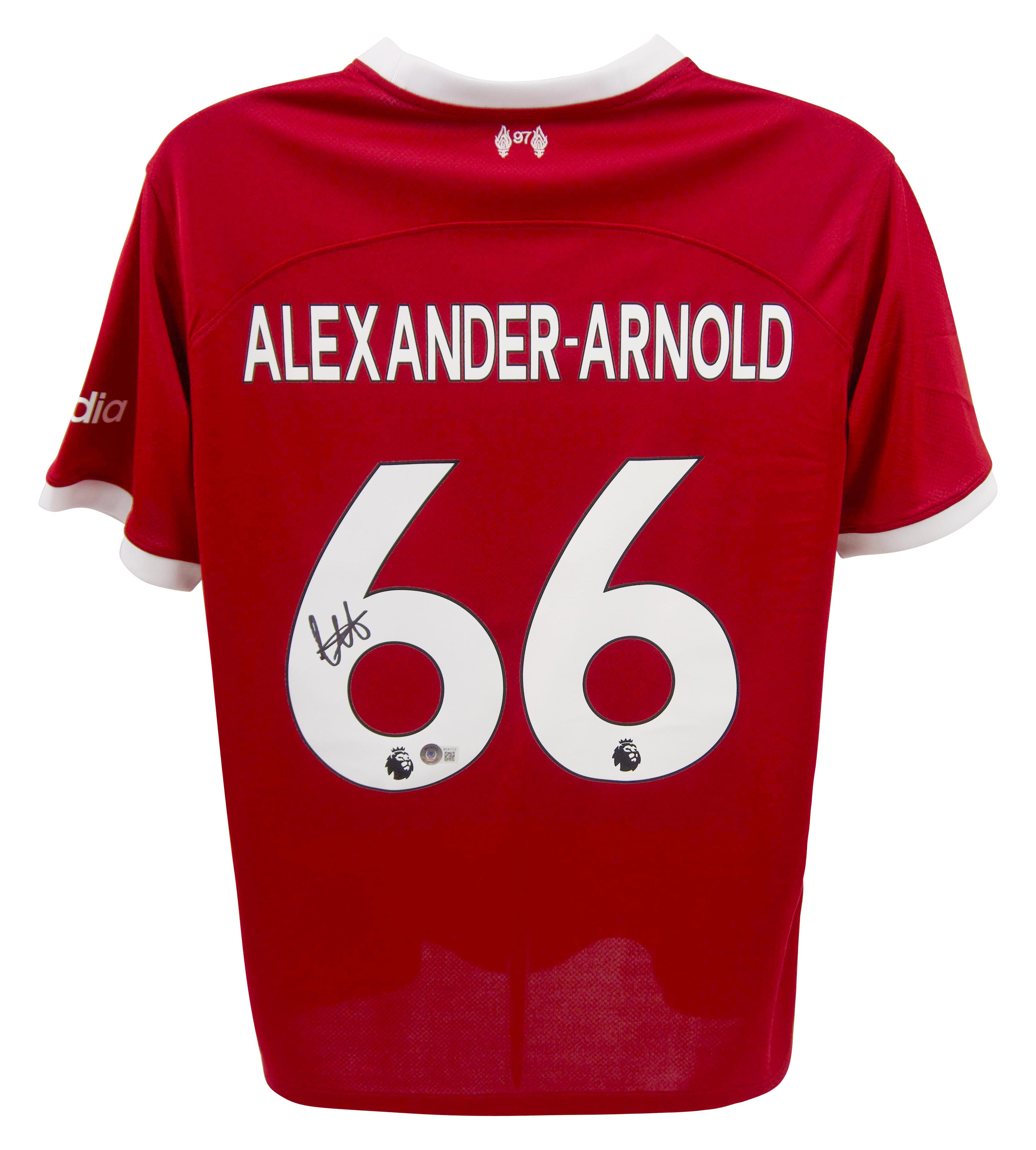Trent Alexander-Arnold Signed Liverpool Jersey (Beckett) at PristineAuction.com Trent Alexander-Arnold Signed Liverpool Jersey (Beckett) at PristineAuction.com