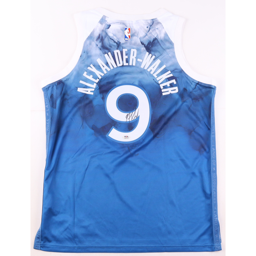 Nickeil Alexander-Walker Signed Timberwolves Jersey (PSA) | Pristine