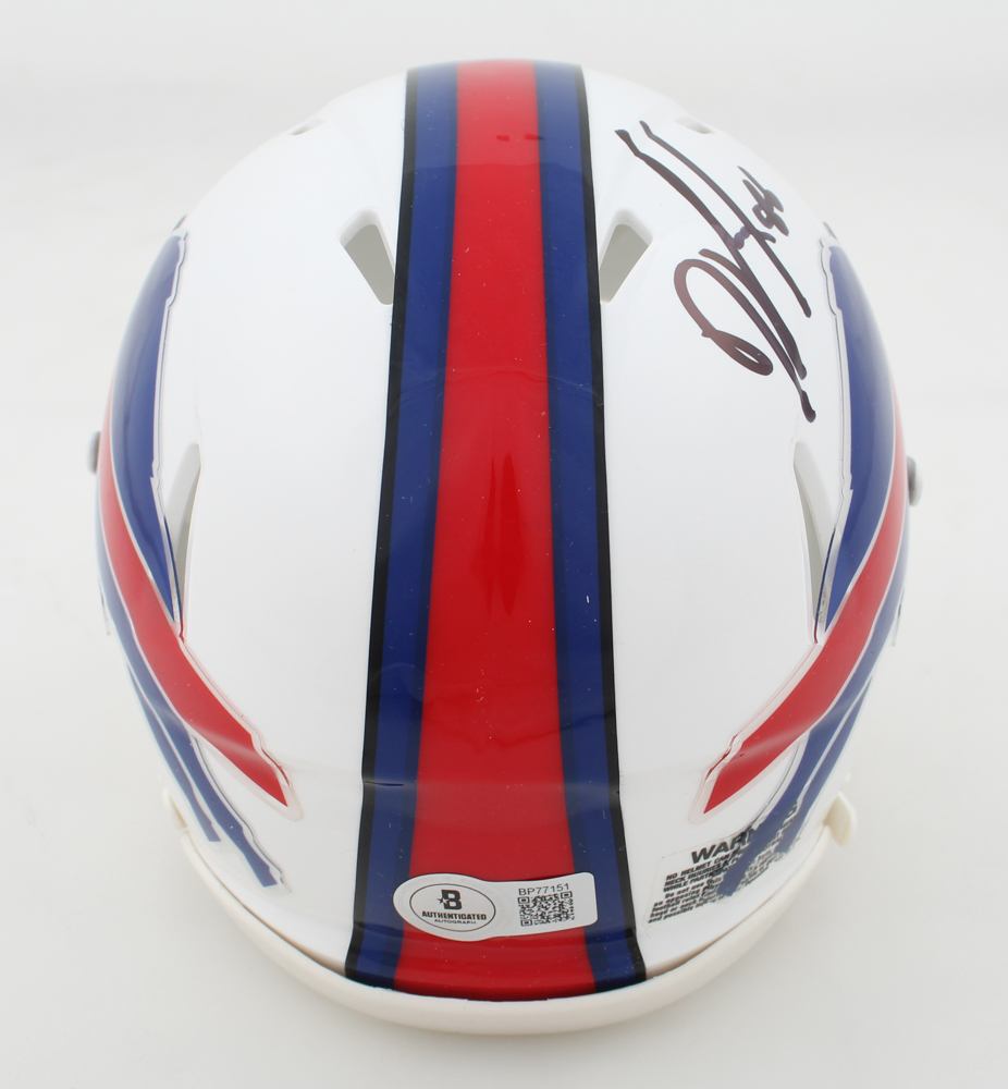 Dawson Knox Signed Bills Speed Mini Helmet (Beckett) at PristineAuction.com Dawson Knox Signed Bills Speed Mini Helmet (Beckett) at PristineAuction.com