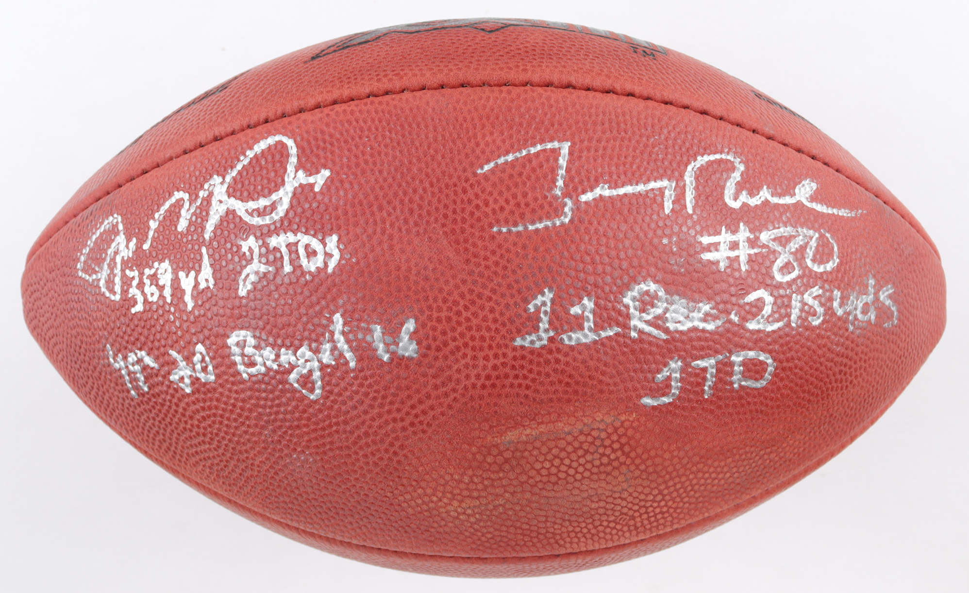 Jerry Rice & Joe Montana Signed Official NFL Super Bowl XXIII Logo Football With Multiple Inscriptions (Fanatics) at PristineAuction.com Jerry Rice & Joe Montana Signed Official NFL Super Bowl XXIII Logo Football With Multiple Inscriptions (Fanatics) at PristineAuction.com