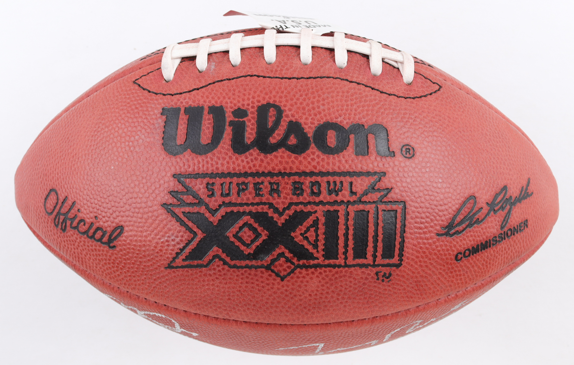 Jerry Rice & Joe Montana Signed Official NFL Super Bowl XXIII Logo Football With Multiple Inscriptions (Fanatics) at PristineAuction.com Jerry Rice & Joe Montana Signed Official NFL Super Bowl XXIII Logo Football With Multiple Inscriptions (Fanatics) at PristineAuction.com