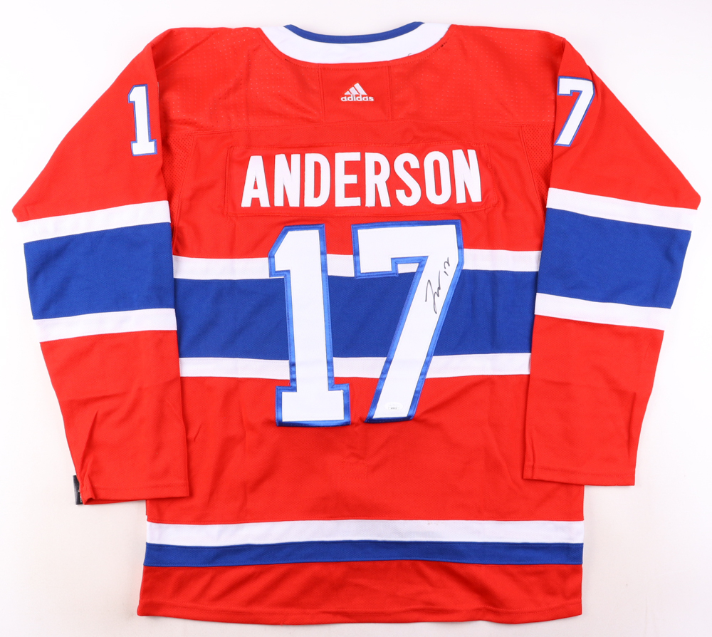 Josh Anderson Signed Jersey (JSA) at PristineAuction.com Josh Anderson Signed Jersey (JSA) at PristineAuction.com