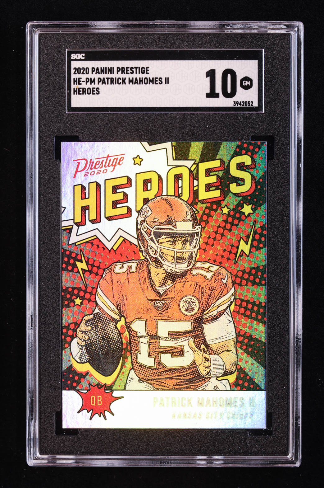 Patrick Mahomes II 2020 Prestige Heroes #12 (SGC 10) | Pristine Auction