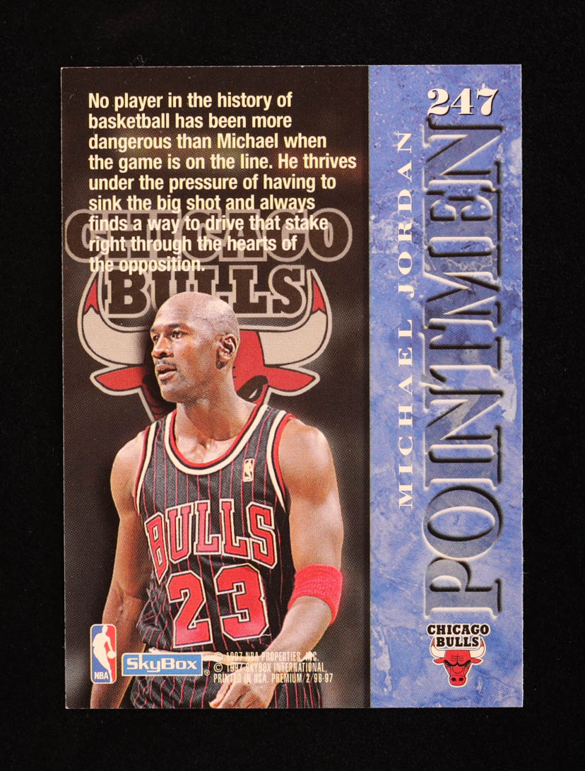Michael Jordan 1996-97 SkyBox Premium #247 PM at PristineAuction.com Michael Jordan 1996-97 SkyBox Premium #247 PM at PristineAuction.com