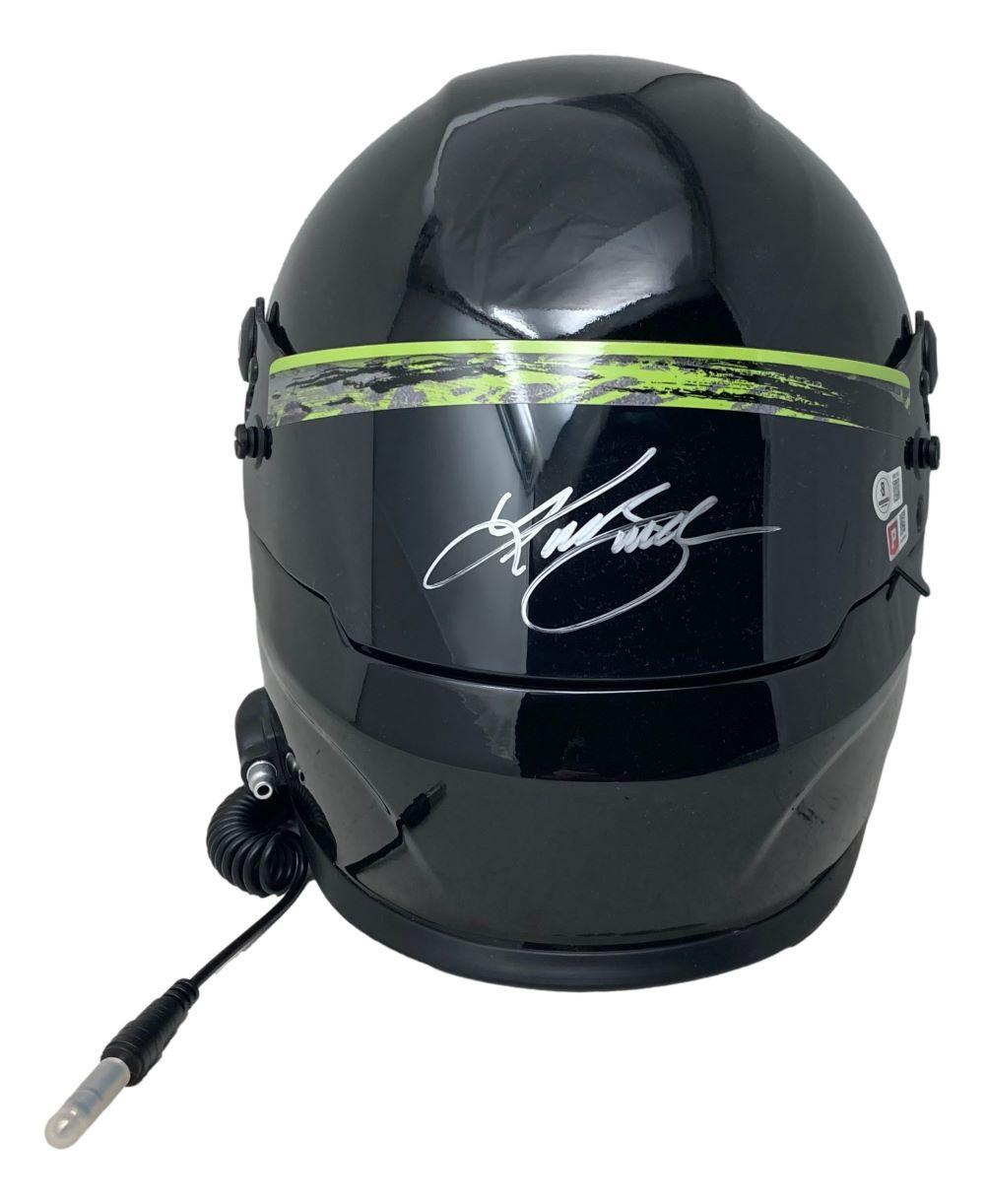 Kurt Busch Signed NASCAR Full-Size Helmet (Beckett) at PristineAuction.com Kurt Busch Signed NASCAR Full-Size Helmet (Beckett) at PristineAuction.com