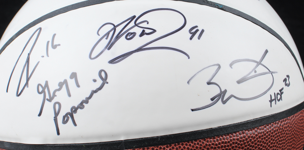 NBA Class Of 2023 Hall Of Fame Logo Signature Series Basketball Signed By (10) With Dwayne Wade, Tony Parker, Dirk Nowitzki, Gregg Popovich (NBA Hall Of Fame) at PristineAuction.com NBA Class Of 2023 Hall Of Fame Logo Signature Series Basketball Signed By (10) With Dwayne Wade, Tony Parker, Dirk Nowitzki, Gregg Popovich (NBA Hall Of Fame) at PristineAuction.com