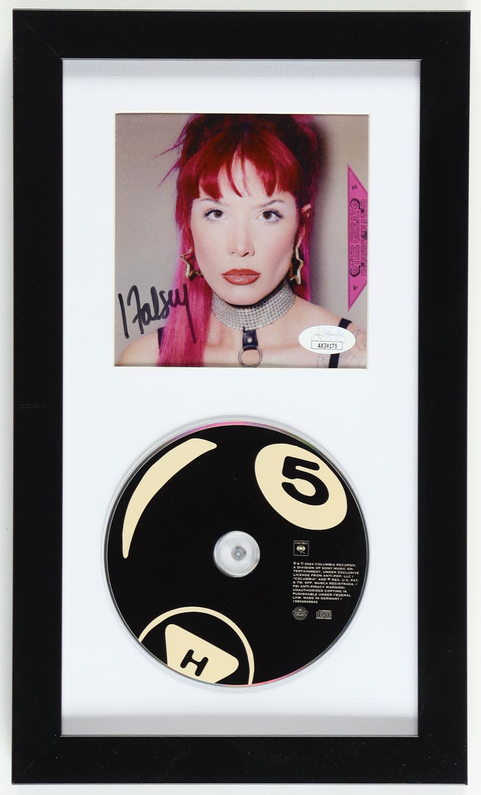 Halsey Signed "The Great Impersonator" Custom Framed CD Insert Display (JSA) at PristineAuction.com Halsey Signed "The Great Impersonator" Custom Framed CD Insert Display (JSA) at PristineAuction.com