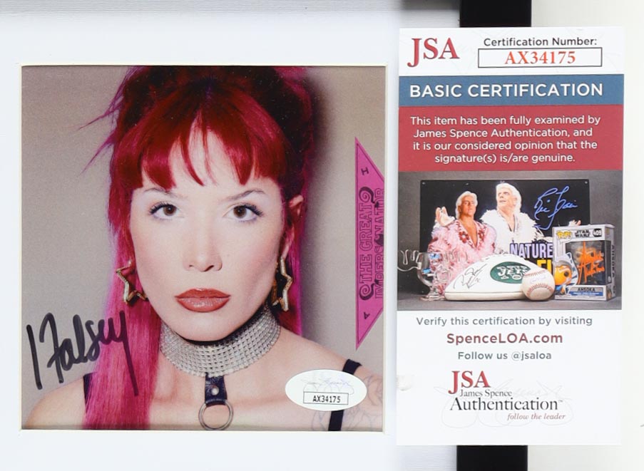 Halsey Signed "The Great Impersonator" Custom Framed CD Insert Display (JSA) at PristineAuction.com Halsey Signed "The Great Impersonator" Custom Framed CD Insert Display (JSA) at PristineAuction.com