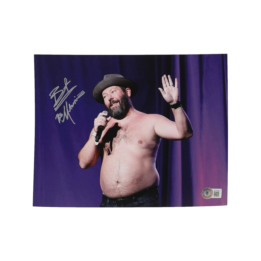 Bert Kreischer Signed 8x10 Photo Inscribed "The Machine" (Beckett