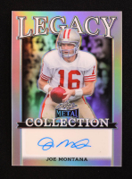 Joe Montana 2024 Leaf Legacy Collection #BA-JM14 Autograph Silver Prismatic SP Variation #17/35 at PristineAuction.com
