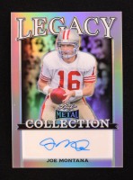 Joe Montana 2024 Leaf Legacy Collection #BA-JM14 Autograph Silver Prismatic SP Variation #13/35 at PristineAuction.com