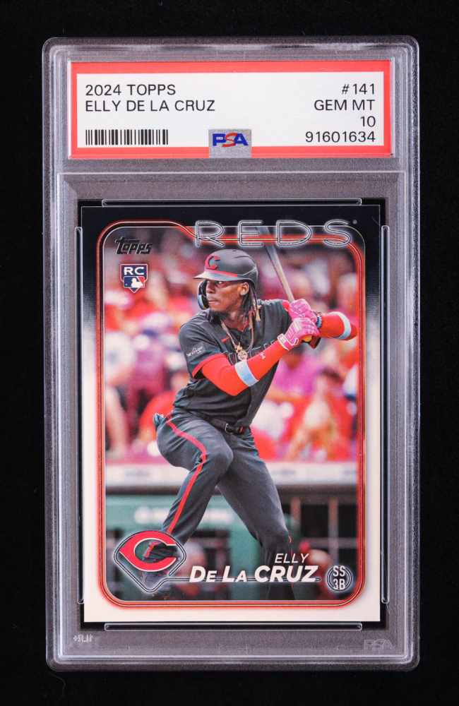 Elly De La Cruz 2024 Topps 141 RC (PSA 10) Pristine Auction