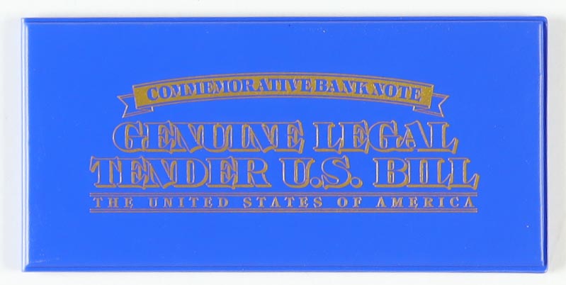 Ronald Reagan Genuine Legal Tender Colorized U.S. $2.00 Two Dollar Bill Commemorative Edition Bank Note in Presentation Folder at PristineAuction.com Ronald Reagan Genuine Legal Tender Colorized U.S. $2.00 Two Dollar Bill Commemorative Edition Bank Note in Presentation Folder at PristineAuction.com