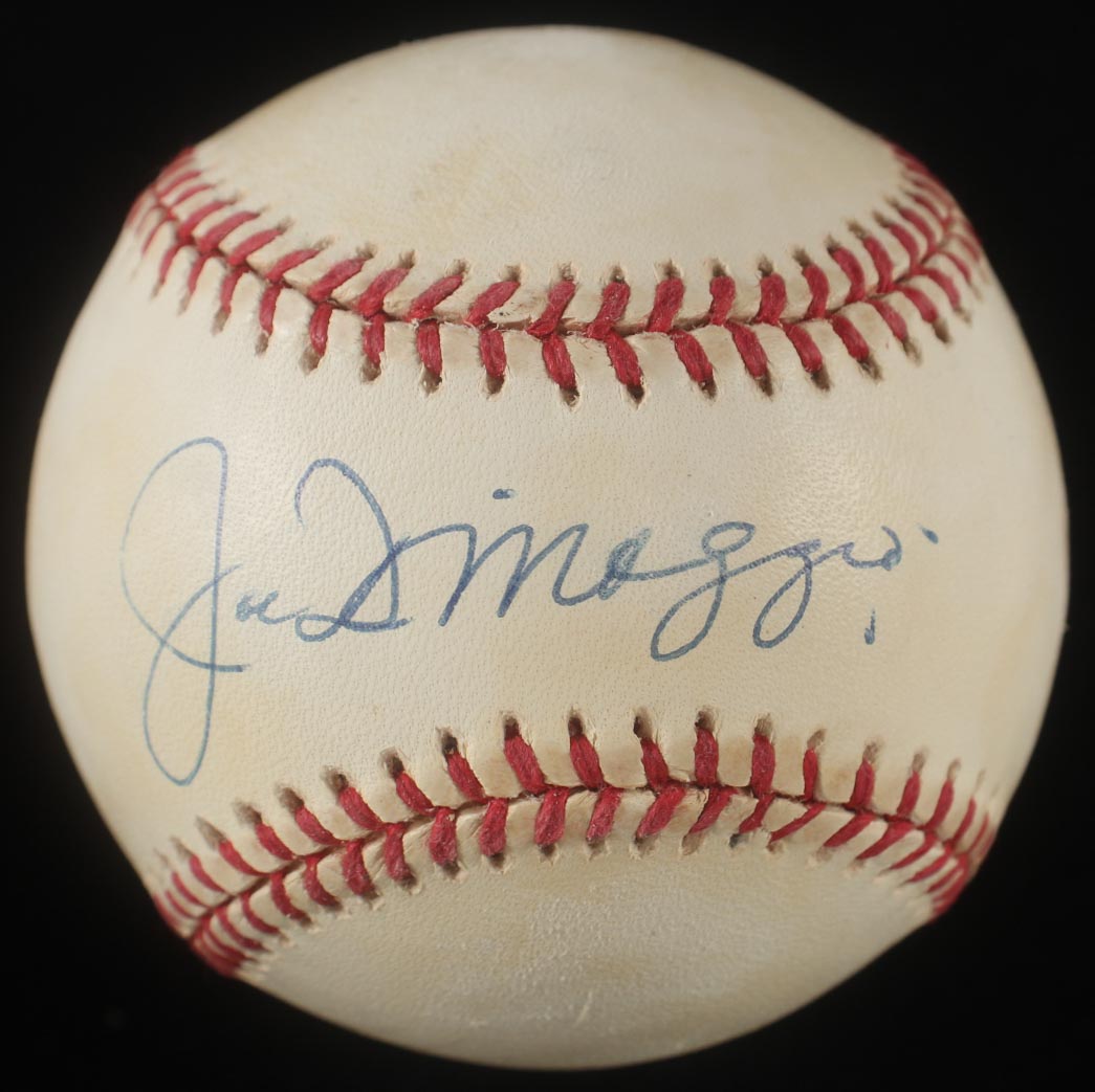 Joe DiMaggio Signed OAL Baseball With Display Case (PSA) at PristineAuction.com Joe DiMaggio Signed OAL Baseball With Display Case (PSA) at PristineAuction.com