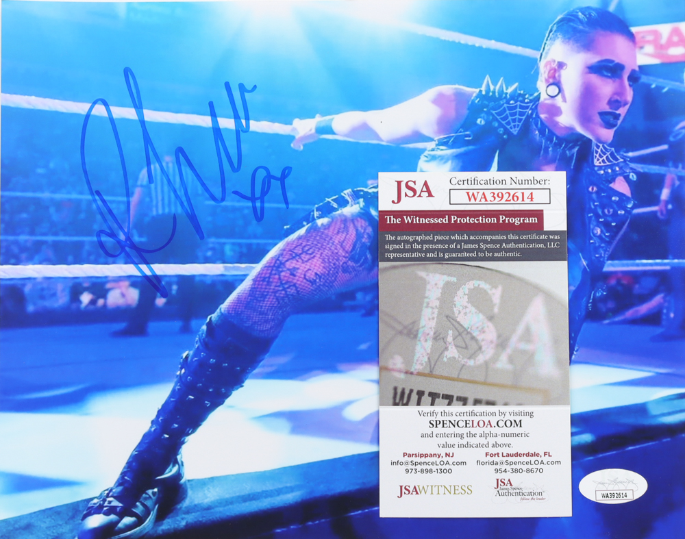Rhea Ripley Signiture Rhea Ripley Signed WWE 8x10 Photo (JSA) | Pristine Auction
