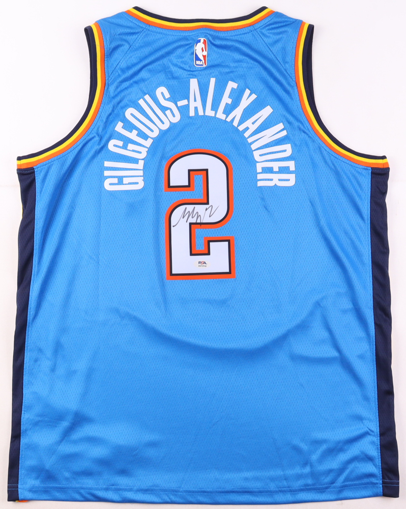 Shai Gilgeous-Alexander Signed Jersey (PSA) at PristineAuction.com Shai Gilgeous-Alexander Signed Jersey (PSA) at PristineAuction.com