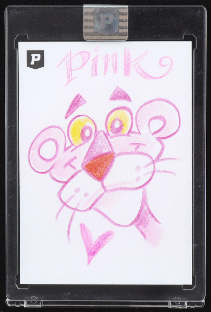 Pink Panther | The Pink Panther Show | Original Art Sketch Card by Guy Gilchrist (1/1 Original Art) at PristineAuction.com Pink Panther | The Pink Panther Show | Original Art Sketch Card by Guy Gilchrist (1/1 Original Art) at PristineAuction.com