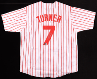Trea Turner Signed Jersey (Beckett) at PristineAuction.com