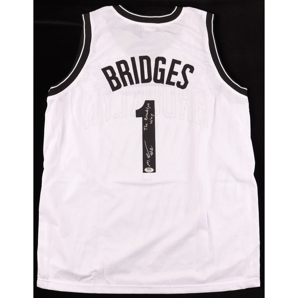 Mikal Bridges Signed Jersey Inscribed "The Brooklyn Way" (PSA) at PristineAuction.com