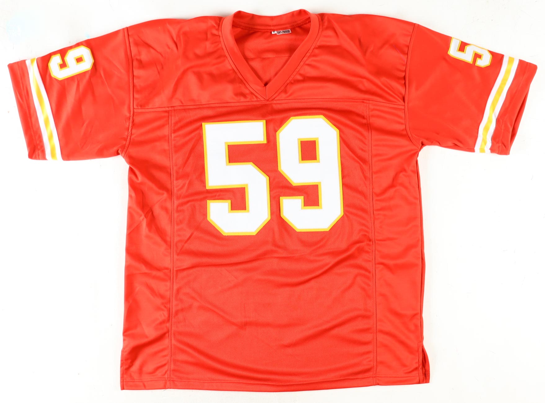 Dwayne Bowe, Derrick Johnson & Will Shields Signed Career Highlight Stat Jersey (Beckett) at PristineAuction.com Dwayne Bowe, Derrick Johnson & Will Shields Signed Career Highlight Stat Jersey (Beckett) at PristineAuction.com