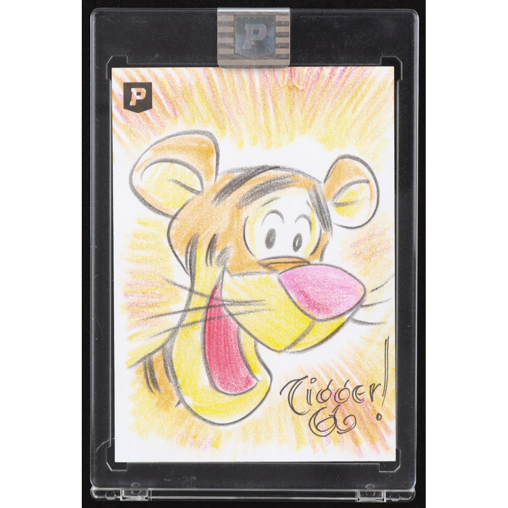 Tigger | Winnie the Pooh | Original Art Sketch Card by Guy Gilchrist (1/1 Original Art) at PristineAuction.com