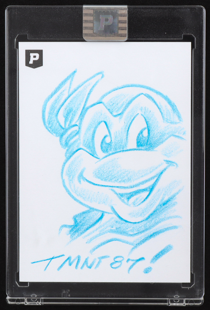 Leonardo | Teenage Mutant Ninja Turtles | Original Art Sketch Card by Guy Gilchrist (1/1 Original Art) at PristineAuction.com Leonardo | Teenage Mutant Ninja Turtles | Original Art Sketch Card by Guy Gilchrist (1/1 Original Art) at PristineAuction.com