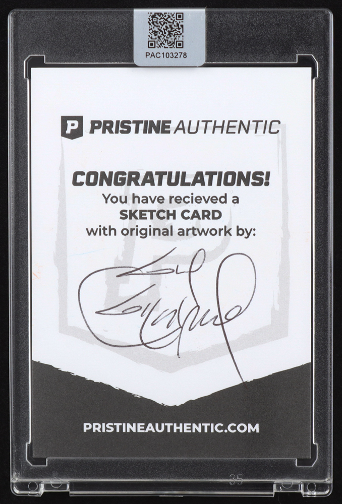 Leonardo | Teenage Mutant Ninja Turtles | Original Art Sketch Card by Guy Gilchrist (1/1 Original Art) at PristineAuction.com Leonardo | Teenage Mutant Ninja Turtles | Original Art Sketch Card by Guy Gilchrist (1/1 Original Art) at PristineAuction.com