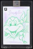 Donatello | Teenage Mutant Ninja Turtles | Original Art Sketch Card by Guy Gilchrist (1/1 Original Art) at PristineAuction.com