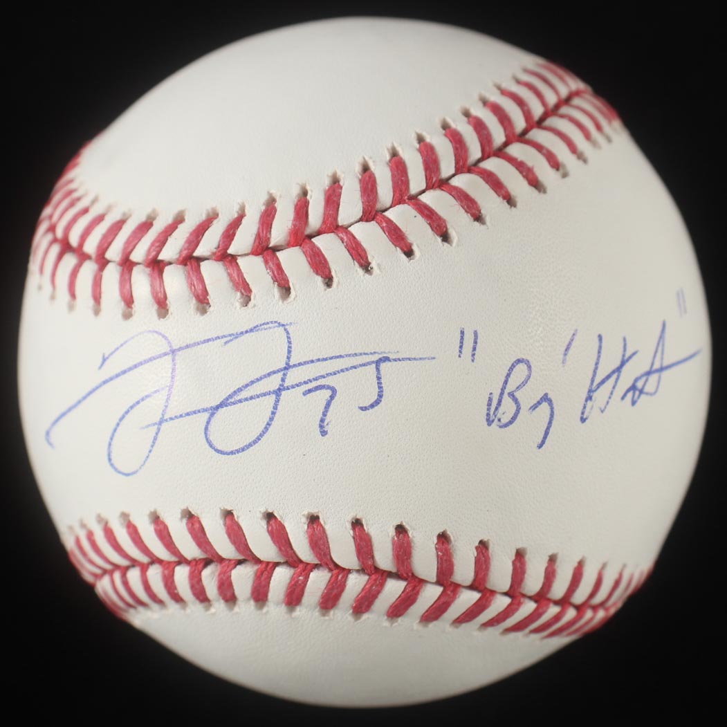 Frank Thomas Signed OML Baseball Inscribed "Big Hurt" (Beckett) at PristineAuction.com Frank Thomas Signed OML Baseball Inscribed "Big Hurt" (Beckett) at PristineAuction.com