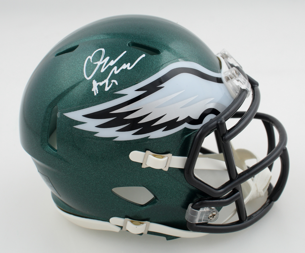 Quinyon Mitchell Signed Eagles Speed Mini Helmet (JSA) at PristineAuction.com Quinyon Mitchell Signed Eagles Speed Mini Helmet (JSA) at PristineAuction.com