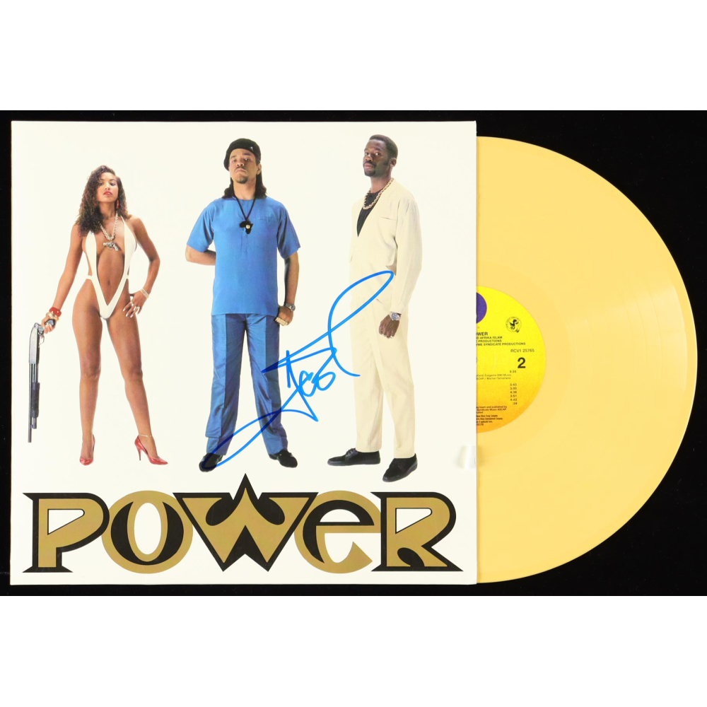 世界に一枚？サイン入りUSオリジナルエンボスジャケット！ICE-T/POWER Ice-T – Power – Vinyl (Embossed Sleeve, LP, Album), 1988 [r1133701
