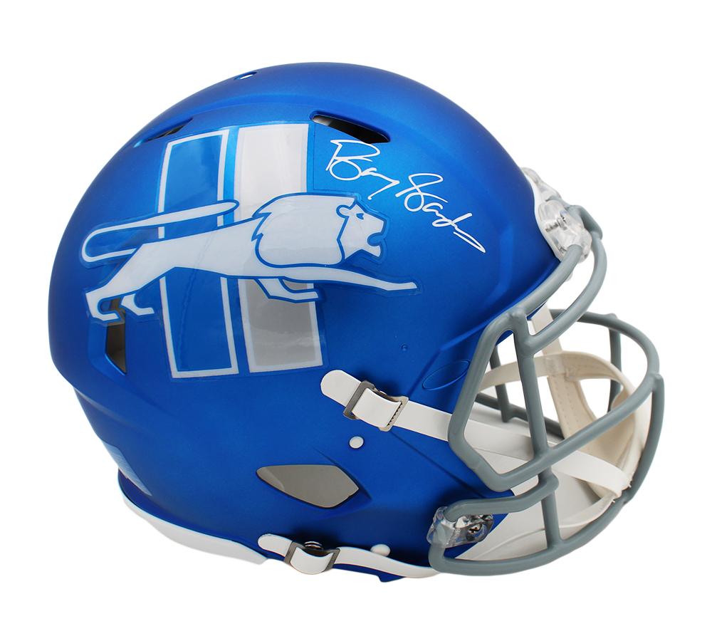 Barry Sanders Signed Lions Full-Size Authentic On-Field Alternate Speed Helmet (Schwartz) at PristineAuction.com Barry Sanders Signed Lions Full-Size Authentic On-Field Alternate Speed Helmet (Schwartz) at PristineAuction.com