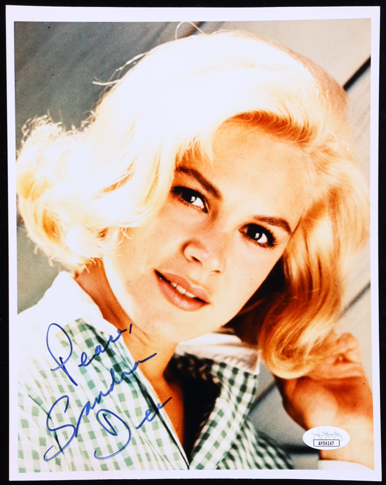 Sandra Dee Signed 8x10 Photo Inscribed "Peace" (JSA) | Pristine Auction