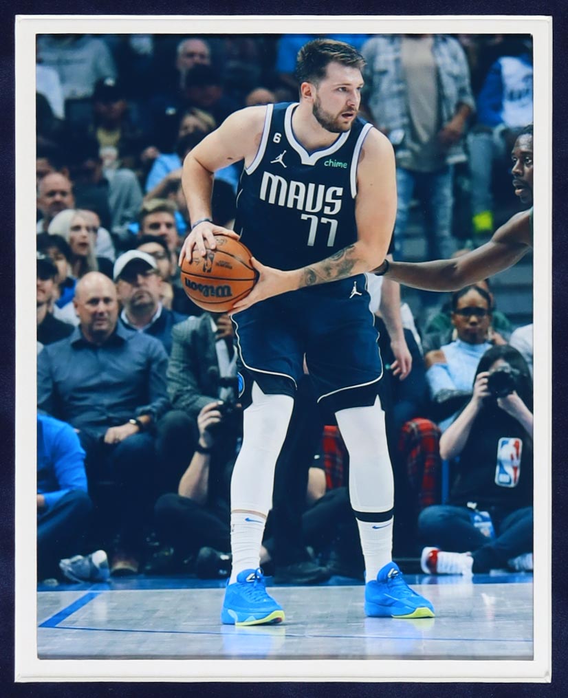 Luka Doncic Signed Custom Framed Jersey Display (PSA) at PristineAuction.com Luka Doncic Signed Custom Framed Jersey Display (PSA) at PristineAuction.com