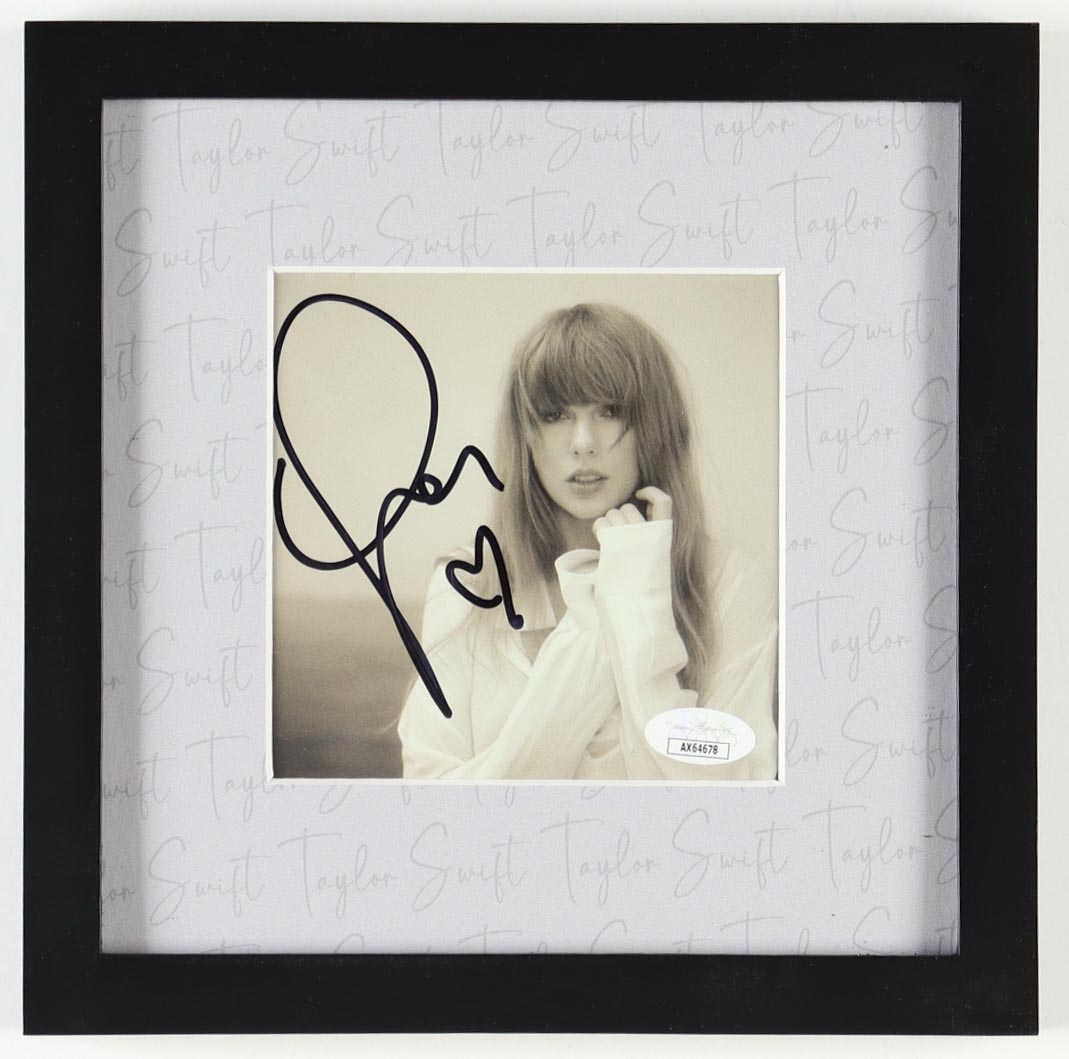 Taylor Swift Signed Custom Framed "The Tortured Poets Department" CD Album Insert Display (JSA) at PristineAuction.com Taylor Swift Signed Custom Framed "The Tortured Poets Department" CD Album Insert Display (JSA) at PristineAuction.com