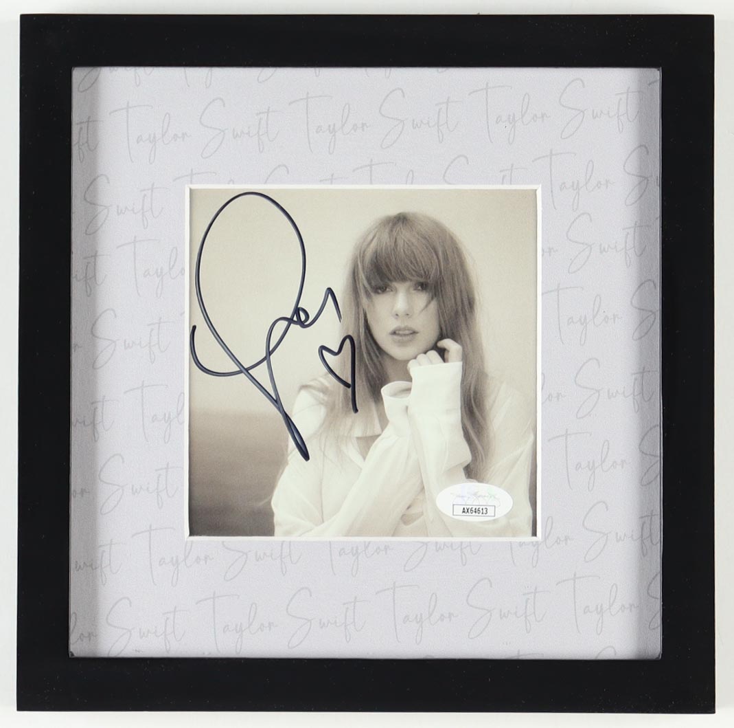 Taylor Swift Signed Custom Framed "The Tortured Poets Department" CD Album Insert Display (JSA) at PristineAuction.com Taylor Swift Signed Custom Framed "The Tortured Poets Department" CD Album Insert Display (JSA) at PristineAuction.com