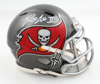 Ronald Jones Signed Buccaneers Speed Mini Helmet (JSA) at PristineAuction.com