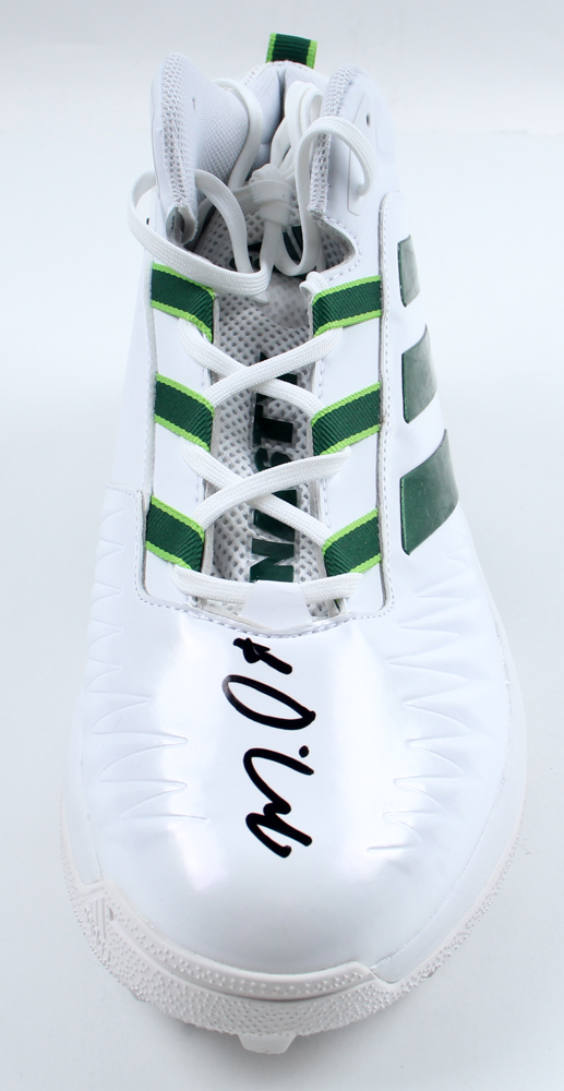 Montez Sweat Signed Adidas Football Cleat (JSA) at PristineAuction.com Montez Sweat Signed Adidas Football Cleat (JSA) at PristineAuction.com