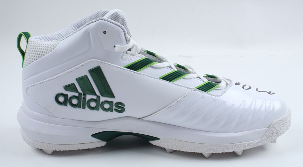 Montez Sweat Signed Adidas Football Cleat (JSA) at PristineAuction.com Montez Sweat Signed Adidas Football Cleat (JSA) at PristineAuction.com