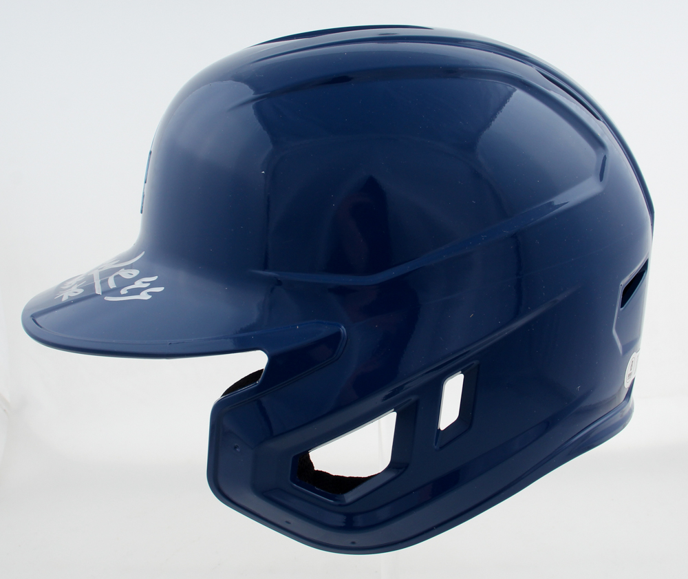 Manny Ramirez Signed Dodgers Full-Size Batting Helmet Inscribed "555 HR" (Beckett) at PristineAuction.com Manny Ramirez Signed Dodgers Full-Size Batting Helmet Inscribed "555 HR" (Beckett) at PristineAuction.com