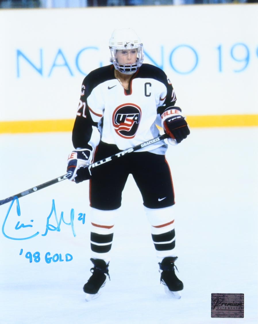Cammi Granato Signed Team USA 8x10 Photo Inscribed "'98 Gold" (Premium Autographs) at PristineAuction.com Cammi Granato Signed Team USA 8x10 Photo Inscribed "'98 Gold" (Premium Autographs) at PristineAuction.com