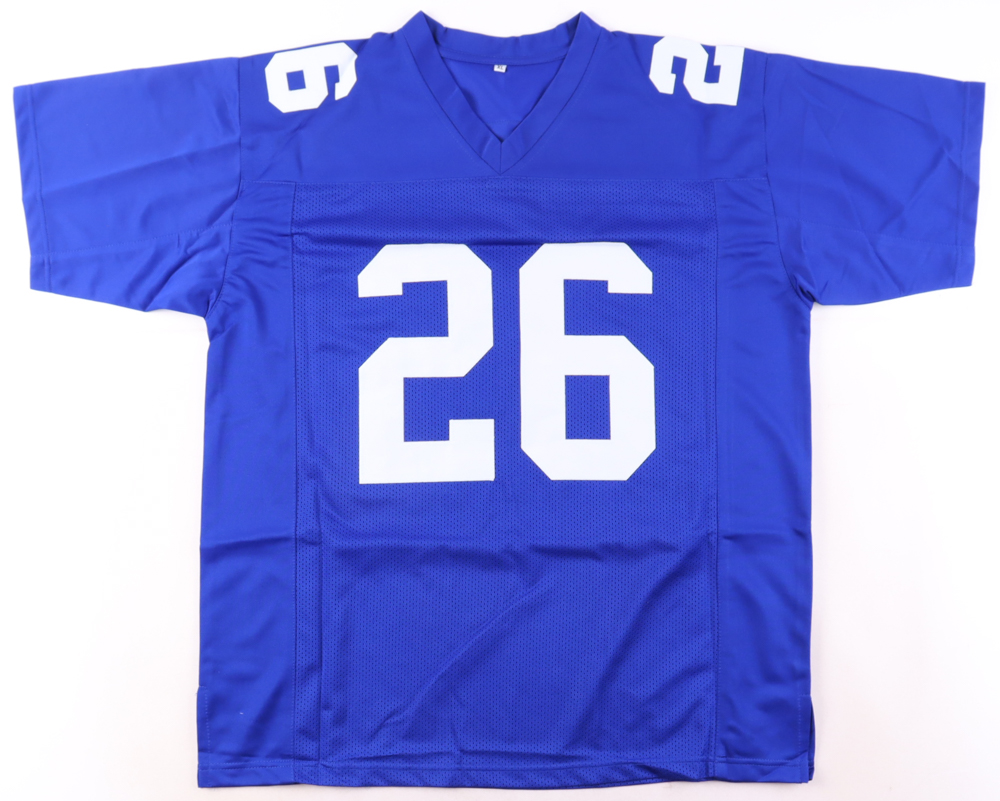 Saquon Barkley Signed Jersey (Beckett) at PristineAuction.com Saquon Barkley Signed Jersey (Beckett) at PristineAuction.com